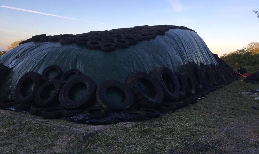 The pit will be allowed to settle for three-to-four days before a final layer of tyres will be applied