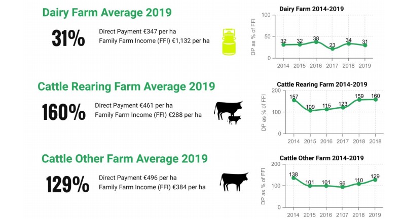 Source: Teagasc National Farm Survey 2019 preliminary results