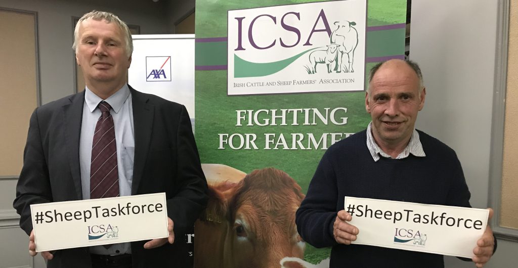 L-R: ICSA president Edmond Phelan; and ICSA sheep chairman Sean McNamara