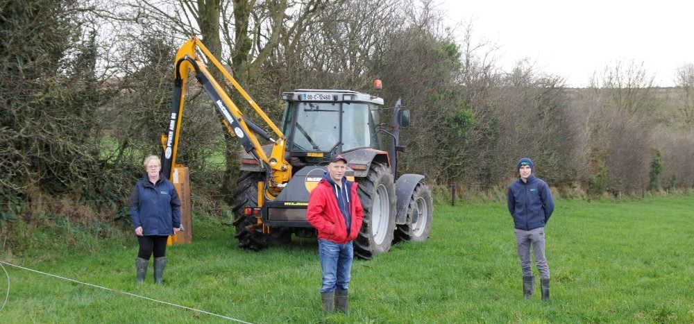 L-R: Catherine Keena; Tony Mullins; and Teagasc advisor Padraig McCormack