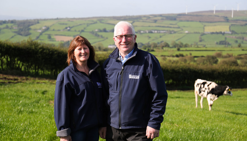 Drew and Valerie McConnell Image source: Dairy Council NI