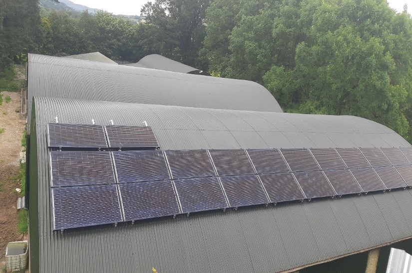 7 kwp install on a drystock and tillage farm in Co. Cork