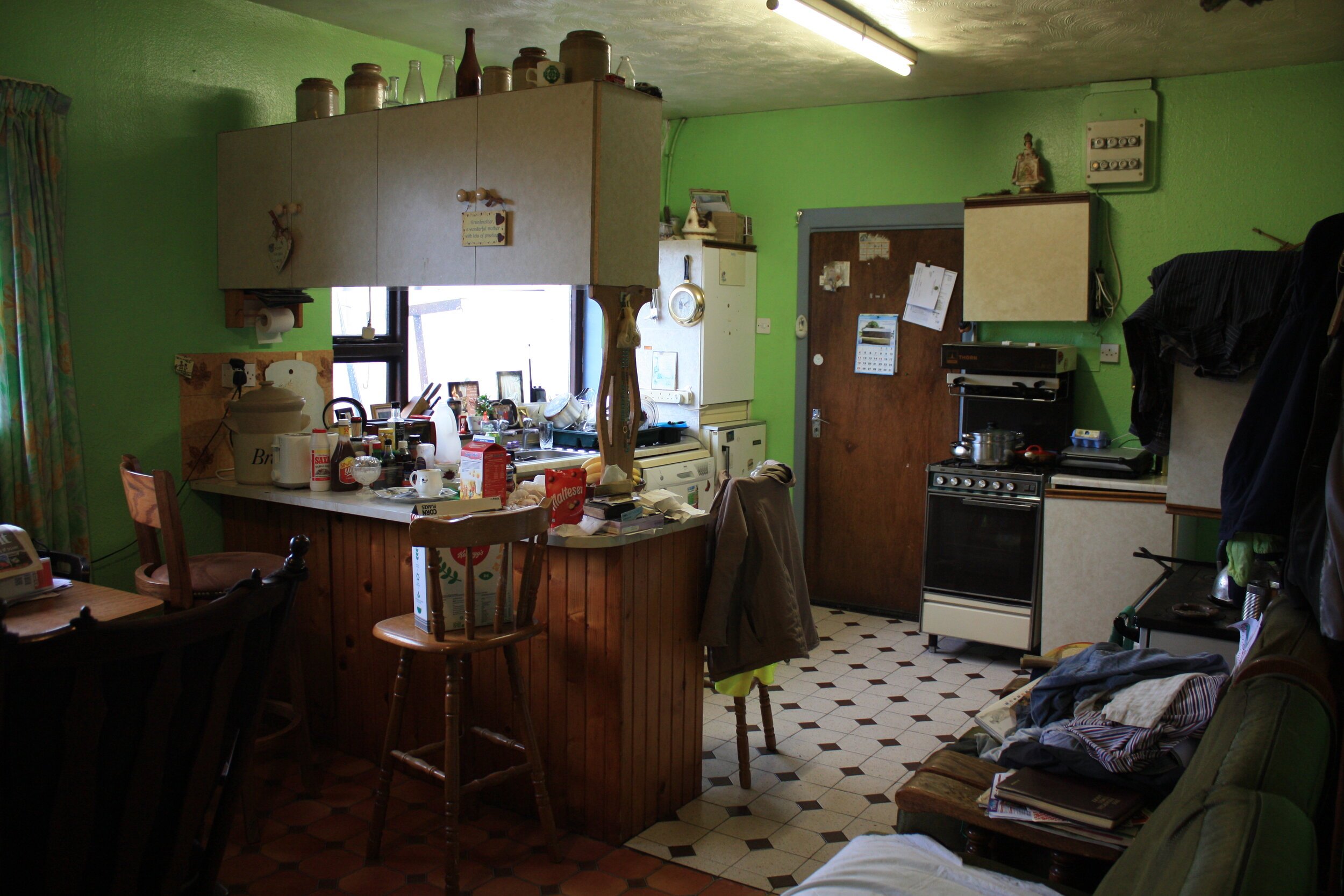 Dolores’s kitchen before