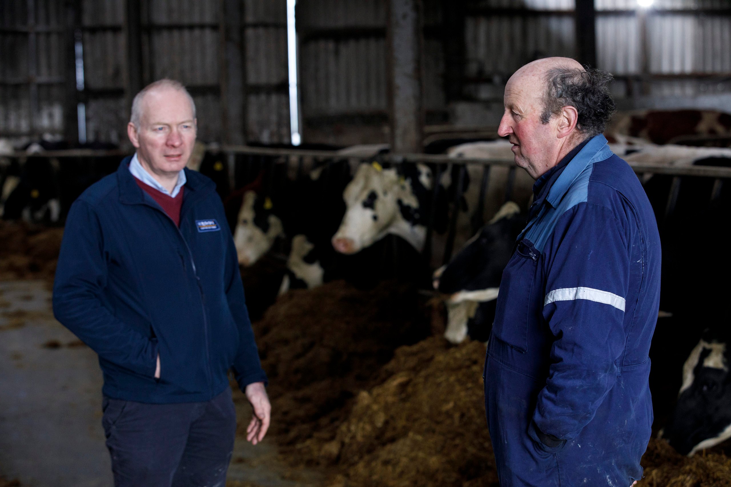 Donal Cronin with his Kerry Agribusiness rep, John Kerrisk