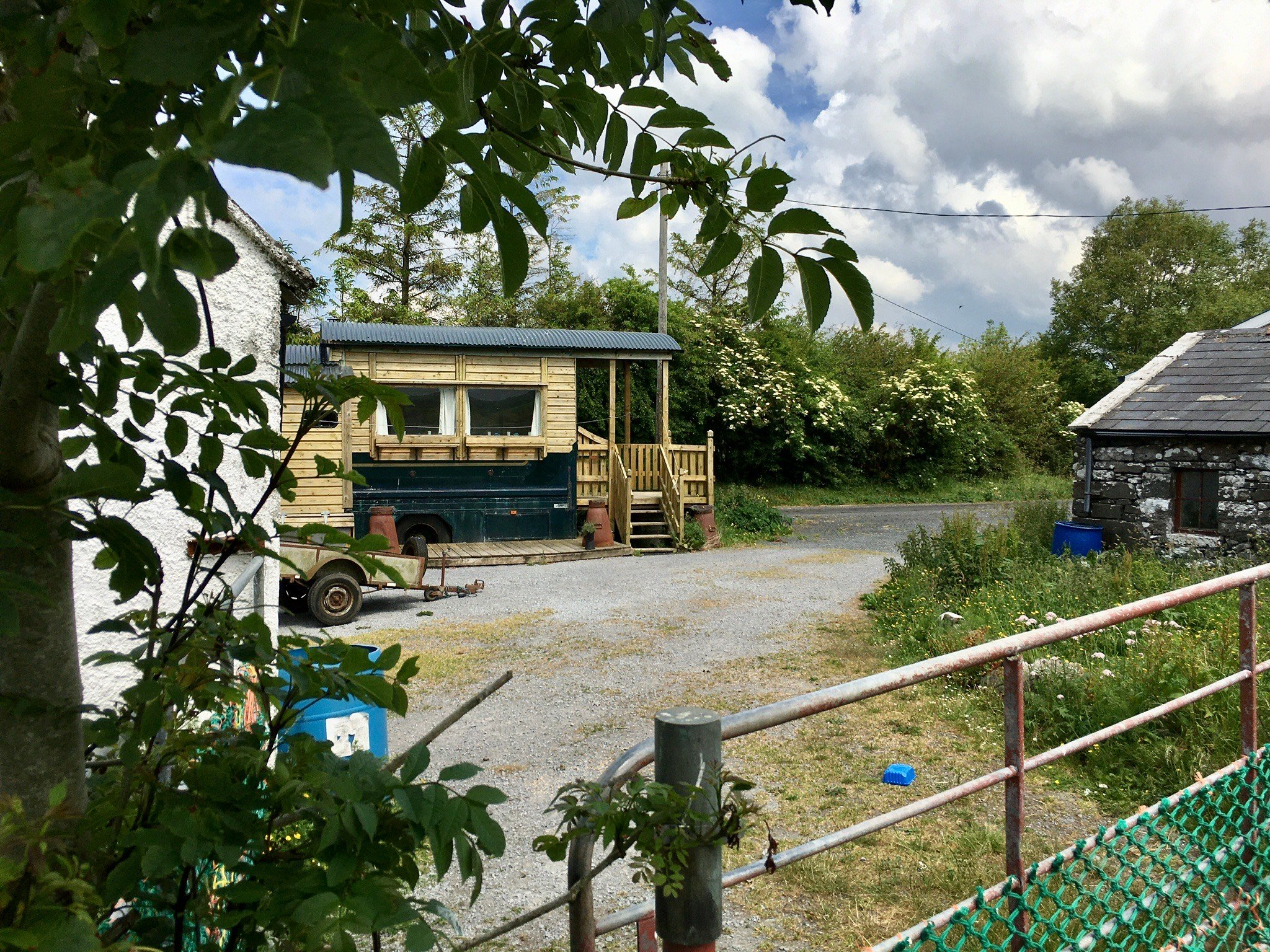 Stephen and Eva keep a bespoke glamping unit on their Co. Clare farm