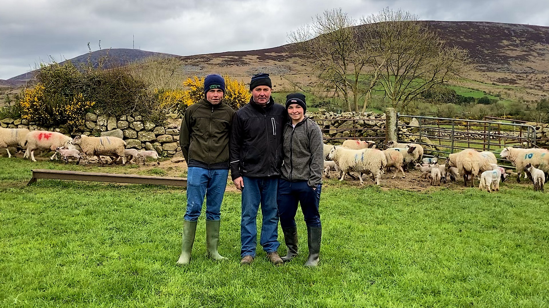 L-R: Tomas, Padraig and Roisin Joyce