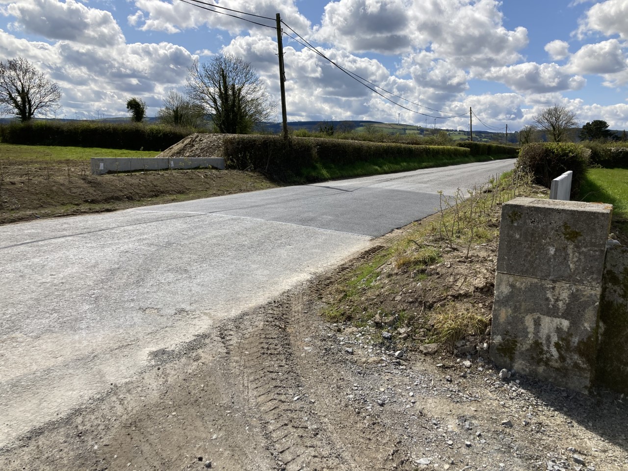 The road which cows were walked across prior to the installation of the underpass