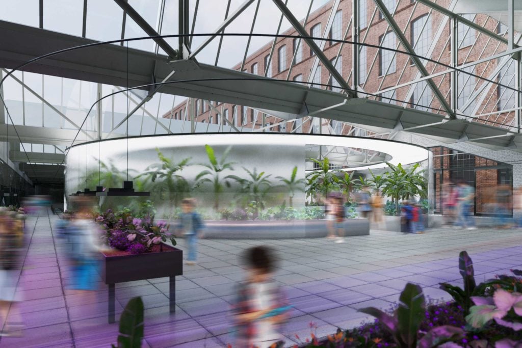 An artist's impression of how the site might look