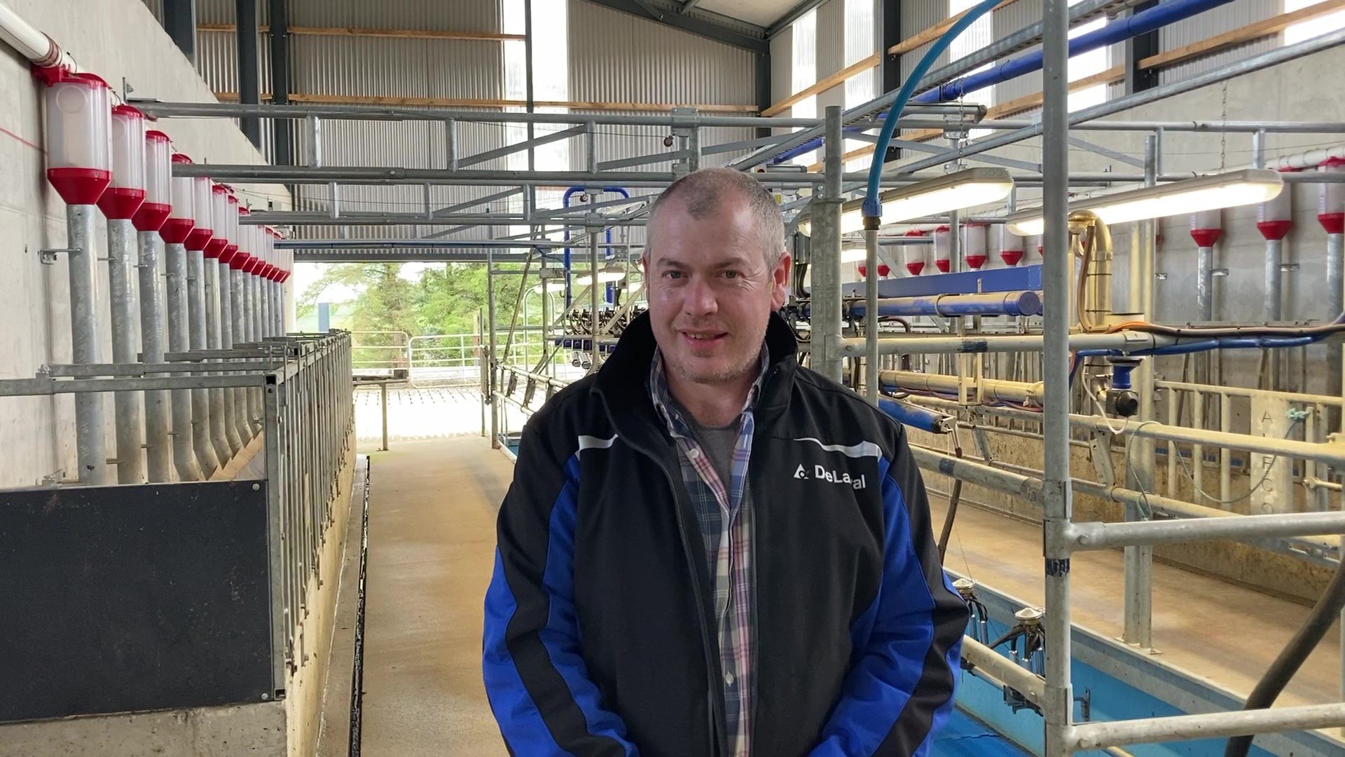 Robert Jacob standing in front of his new 14-unit parlour