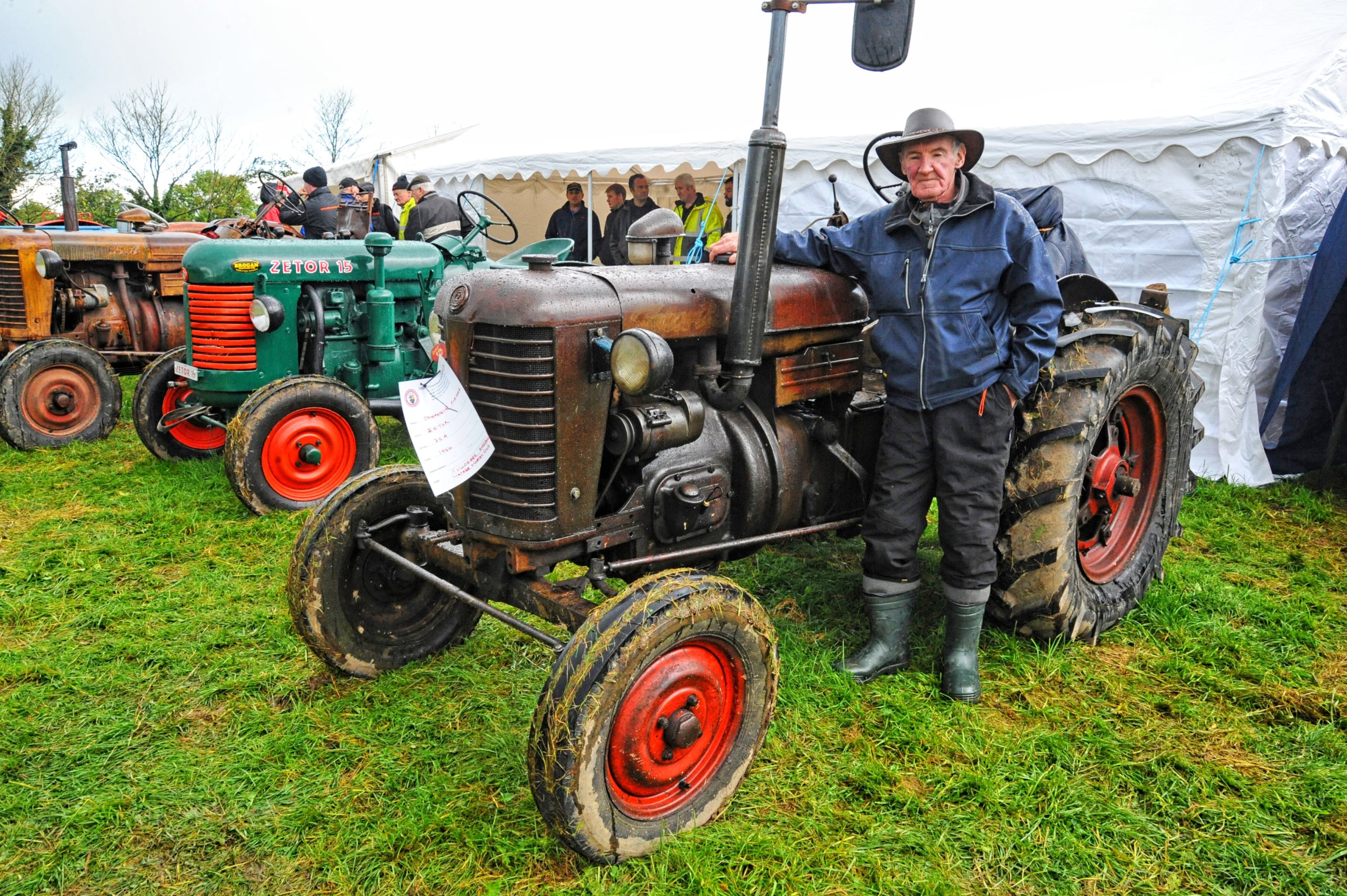 Zetor 25A from 1954 with its owner Johnnie Furlong