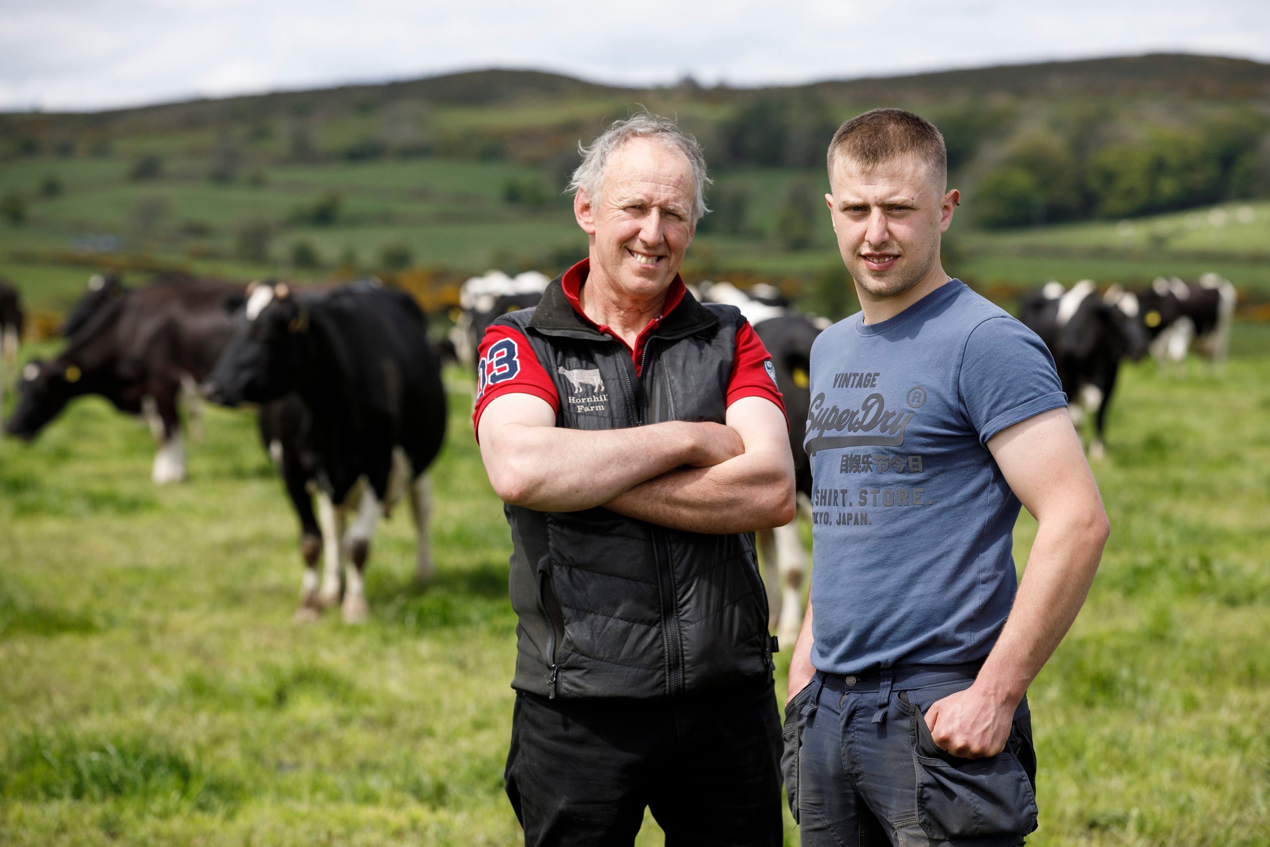 Trevor Crowley and his son Gavin, Hornhill, Lissarda, Co. Cork