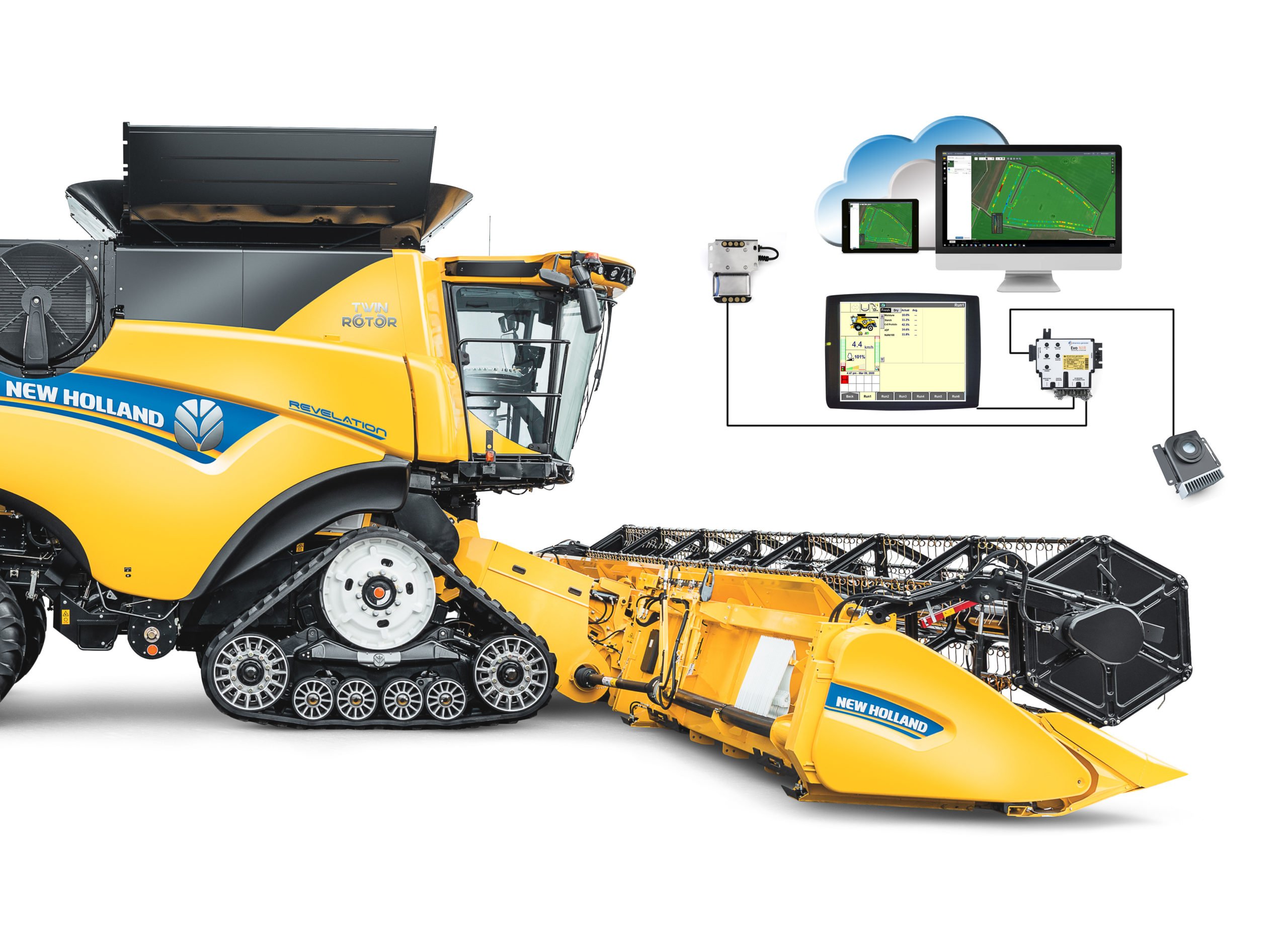 New Holland is also pursuing nutrient analysis for combinable crops