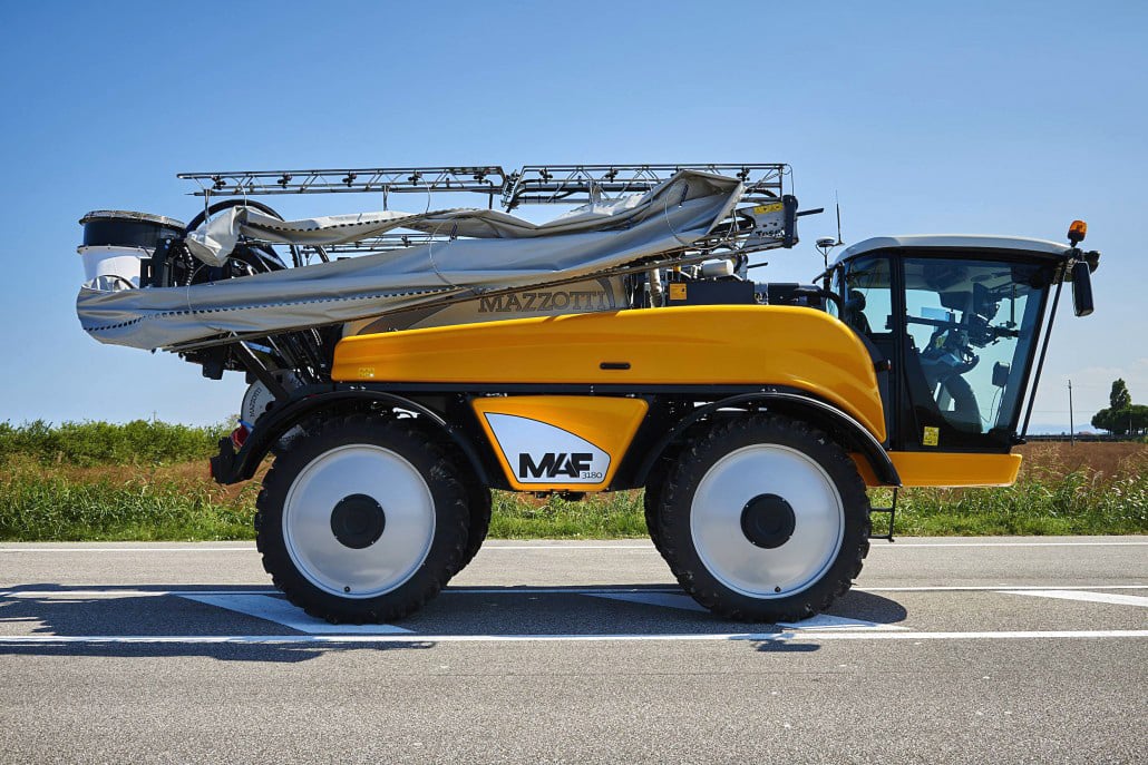 Mazzoti is a wholly owned subsidiary of John Deere and its sprayers are gradually being updated with JD components and technology