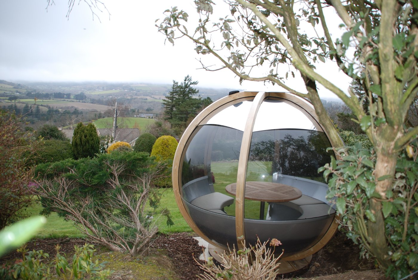 Viewing pod for visitor use at Coolakay House