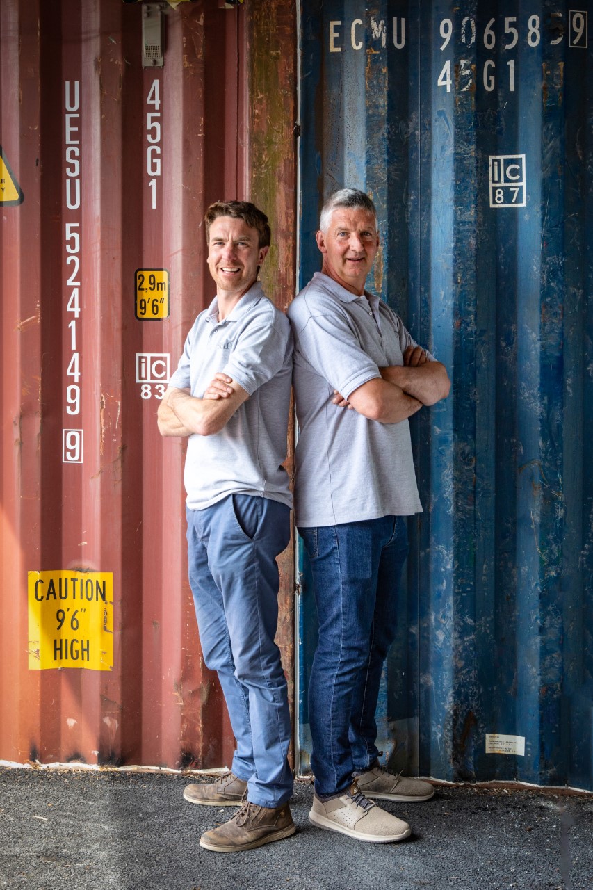 John Carey (L) and David Maher (R)
