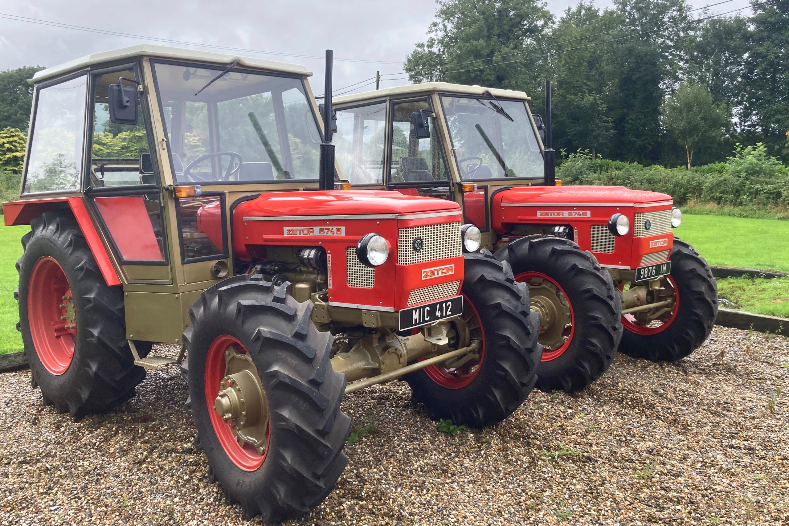 The Zetor 6748 provided 65hp to all four wheels