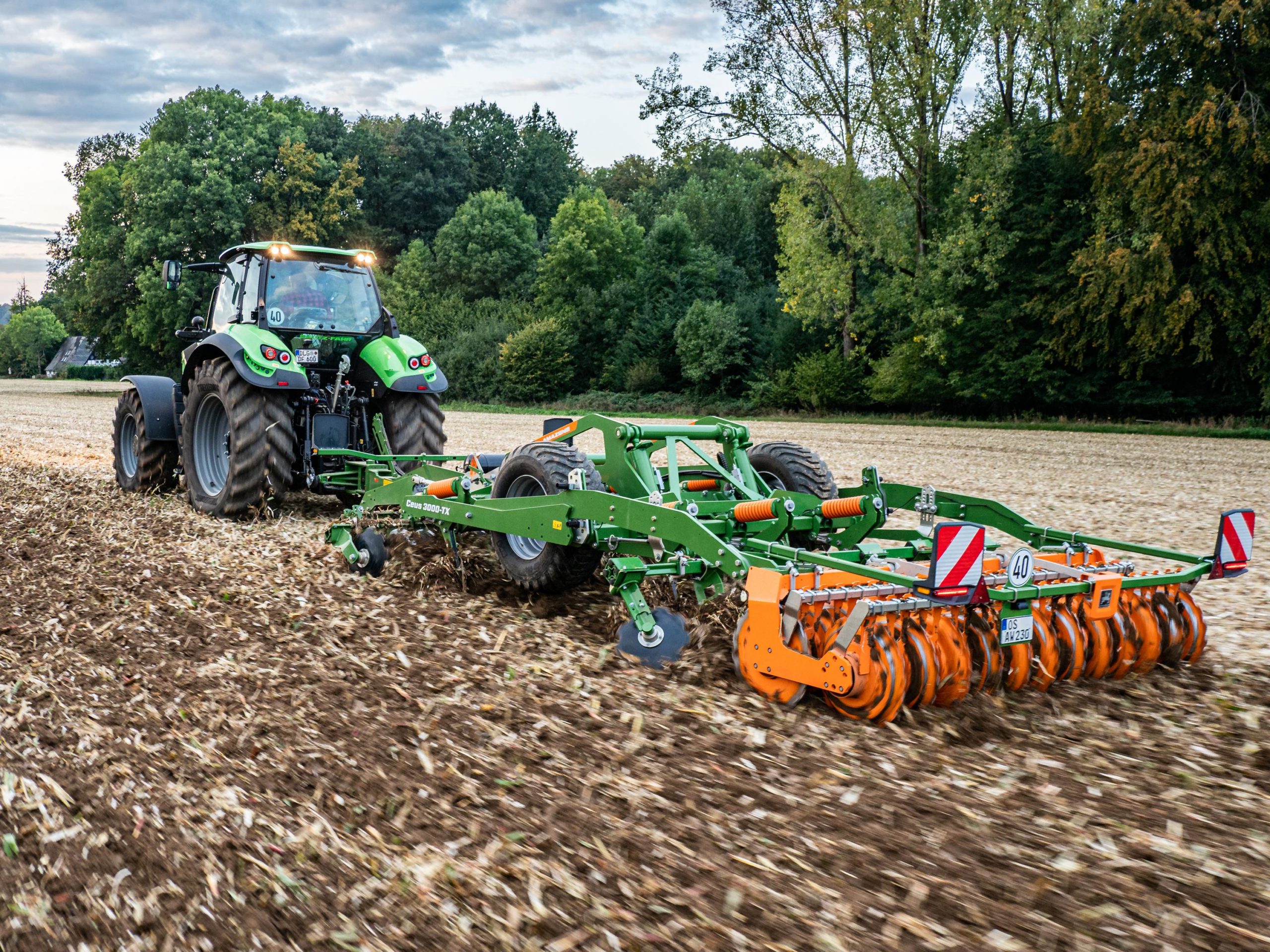 The Ceus 3000TX can be handled by tractors of 150hp