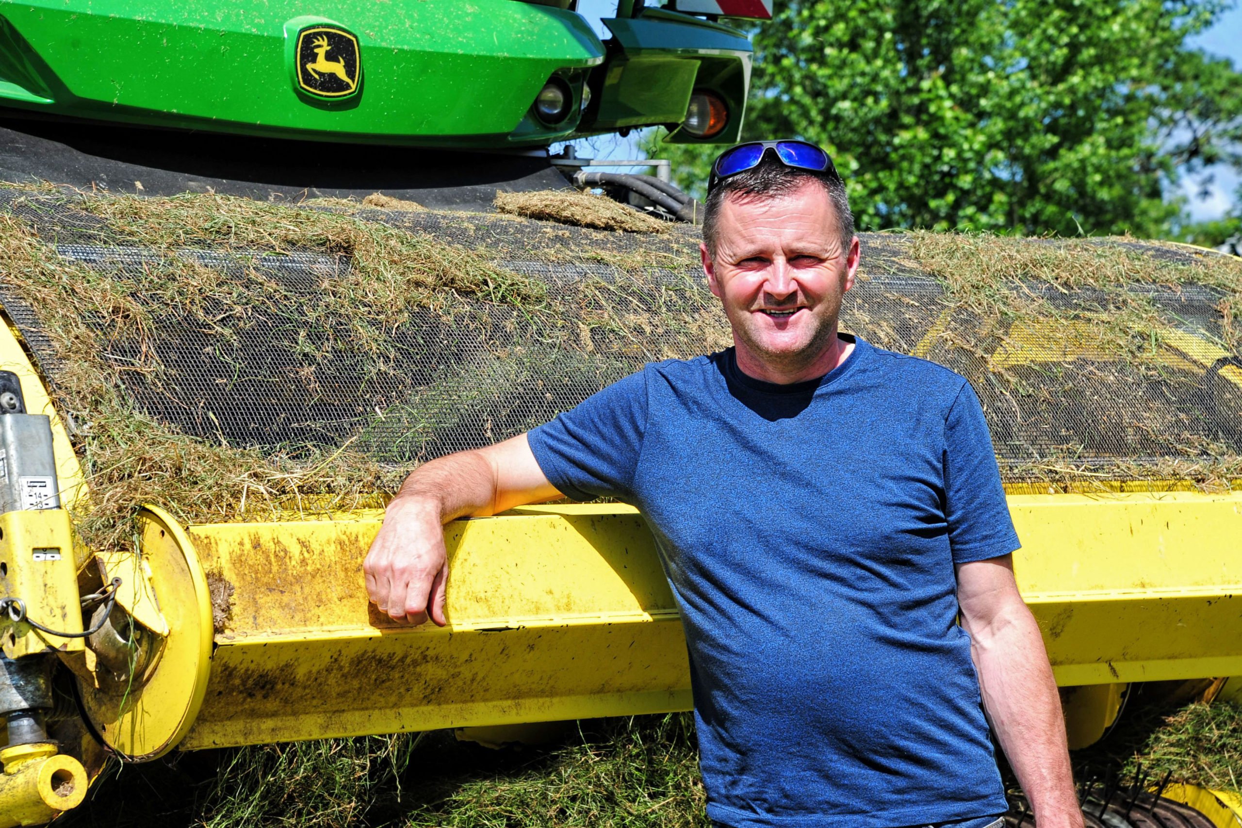 Michael Barrett runs a contracting business alongside the family dairy farm