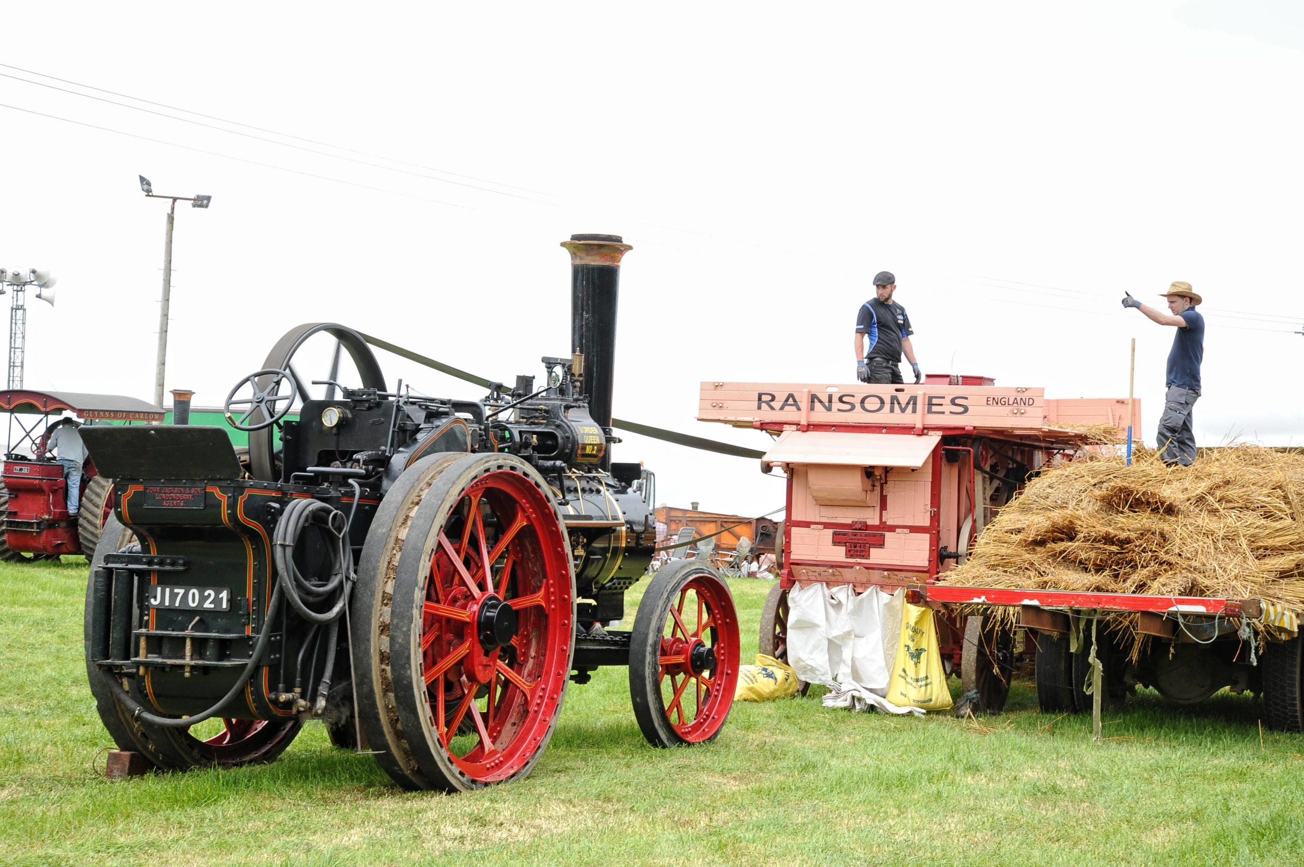 Steam power came to the land, but its role was limited