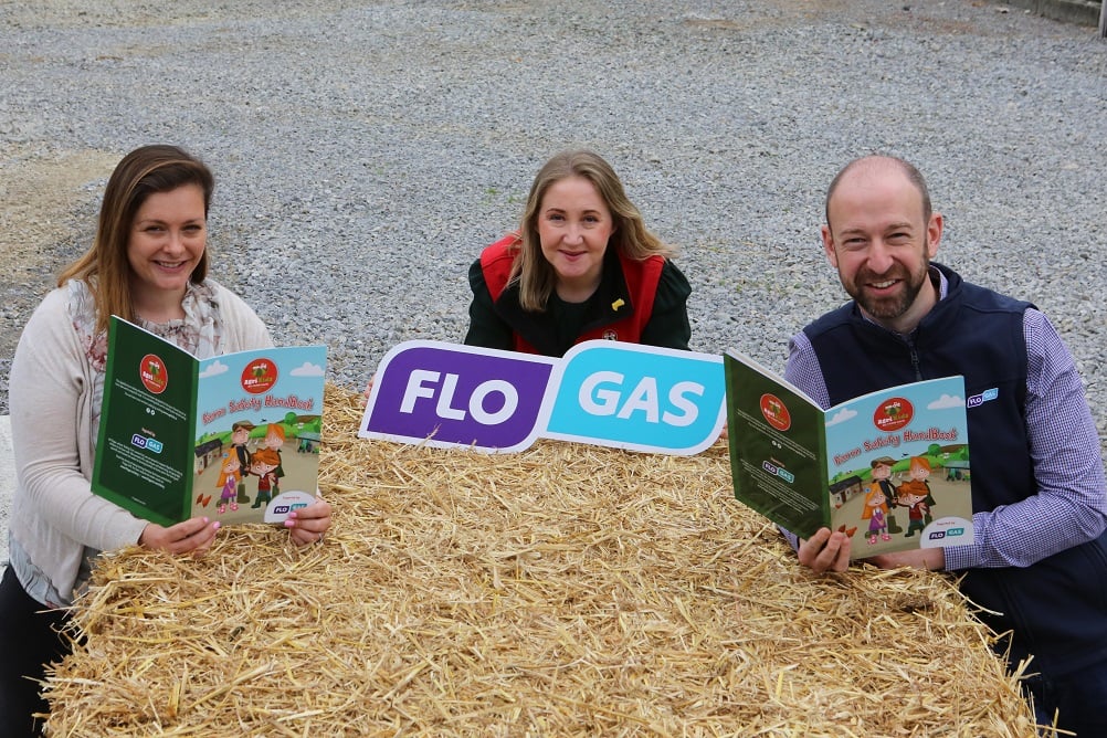 Emma Ward, Flogas; Alma Jordan, AgriKids; and Paul Ruegg, Flogas. Image source: Jenny Callanan