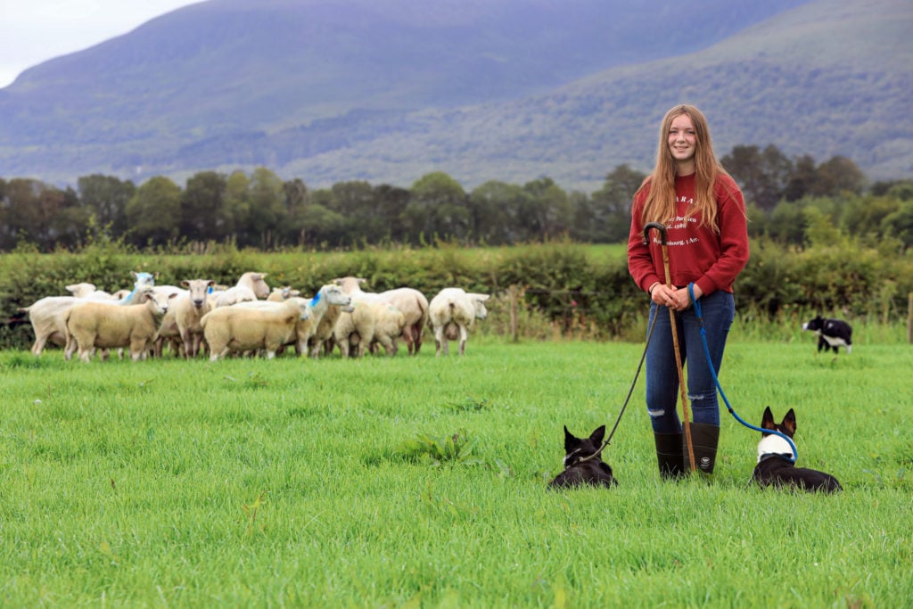 International Sheepdog Trial Champion Tara Foley, Glencar, Co. Kerry Photo: Valerie O'Sullivan