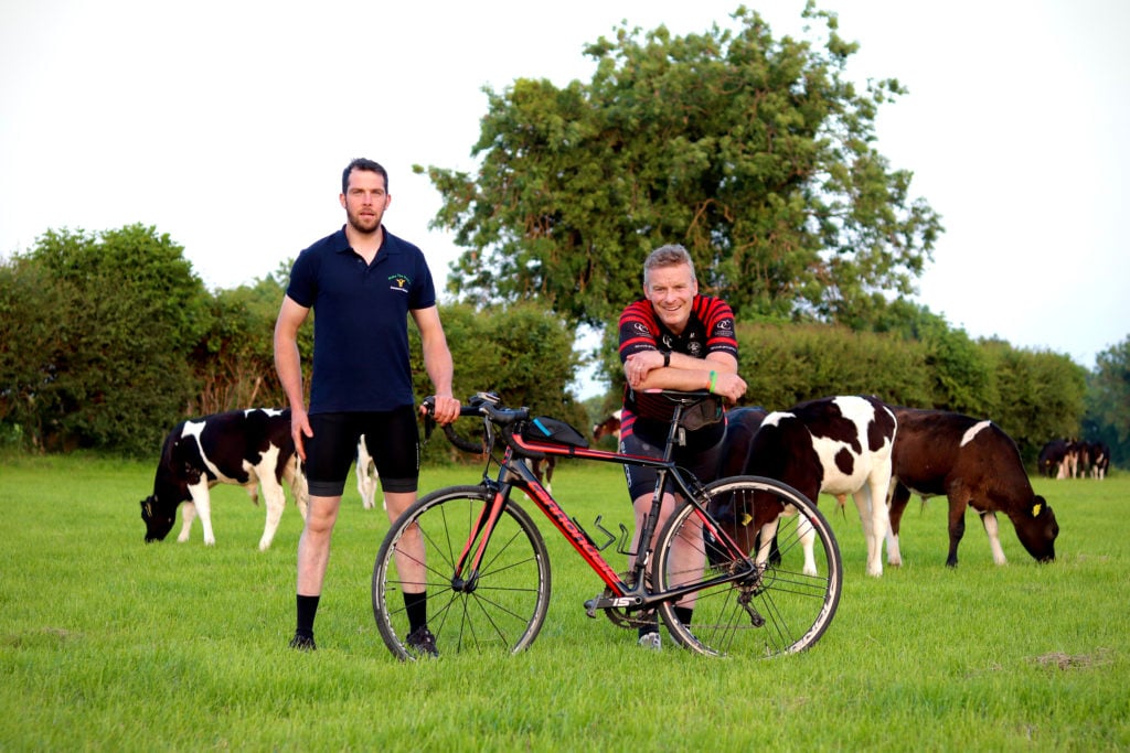 Macra president, John Keane with Alan Heaney of EFS