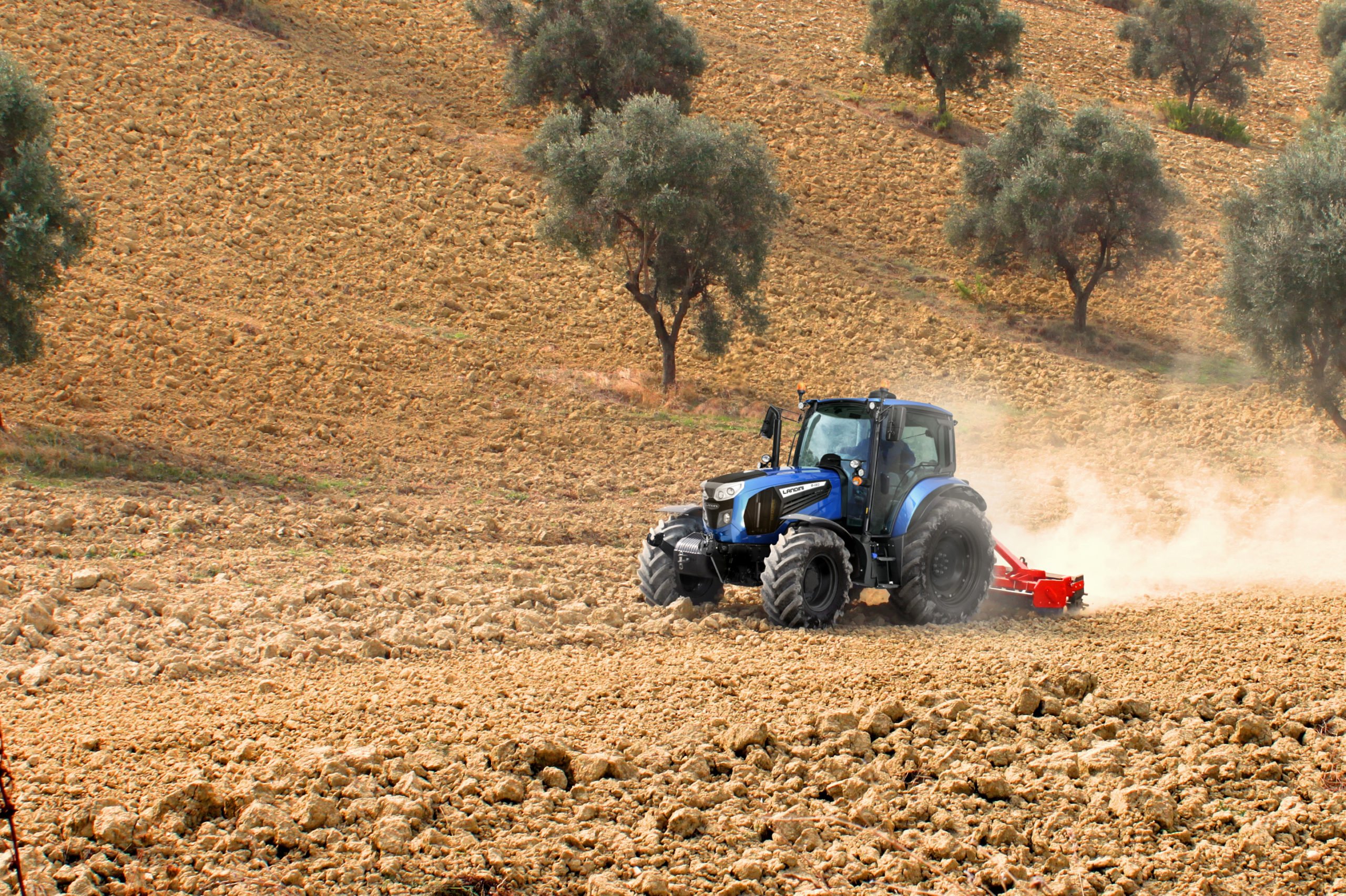 Cab and front axle suspension help smooth the ride