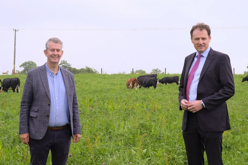 L-R: Ministers Edwin Poots and Charlie McConalogue