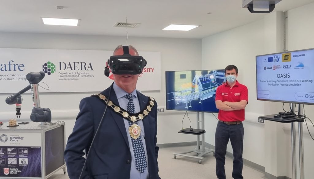 Mid Ulster District mayor Paul McLean takes a look at his virtual factory