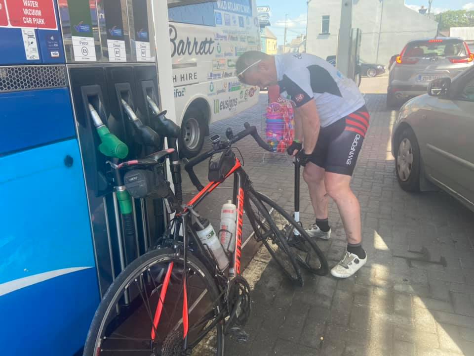 Fixing some punctures in Cahirciveen, Co. Kerry