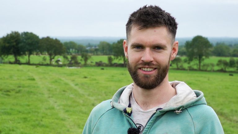 Farm manager Pierce Flemming