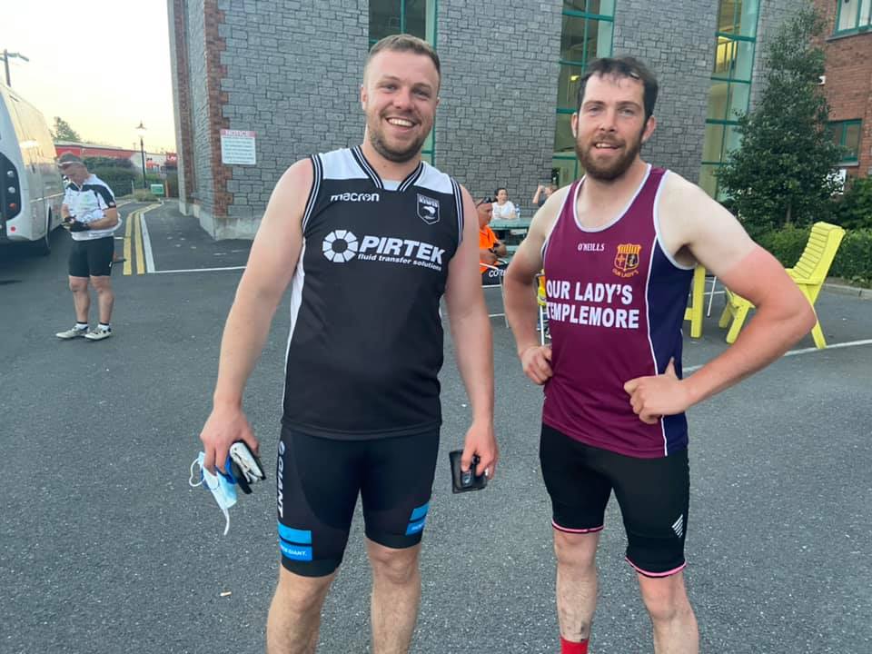 The team, including Macra president John Keane, arrives in Oranmore at the end of Day 3