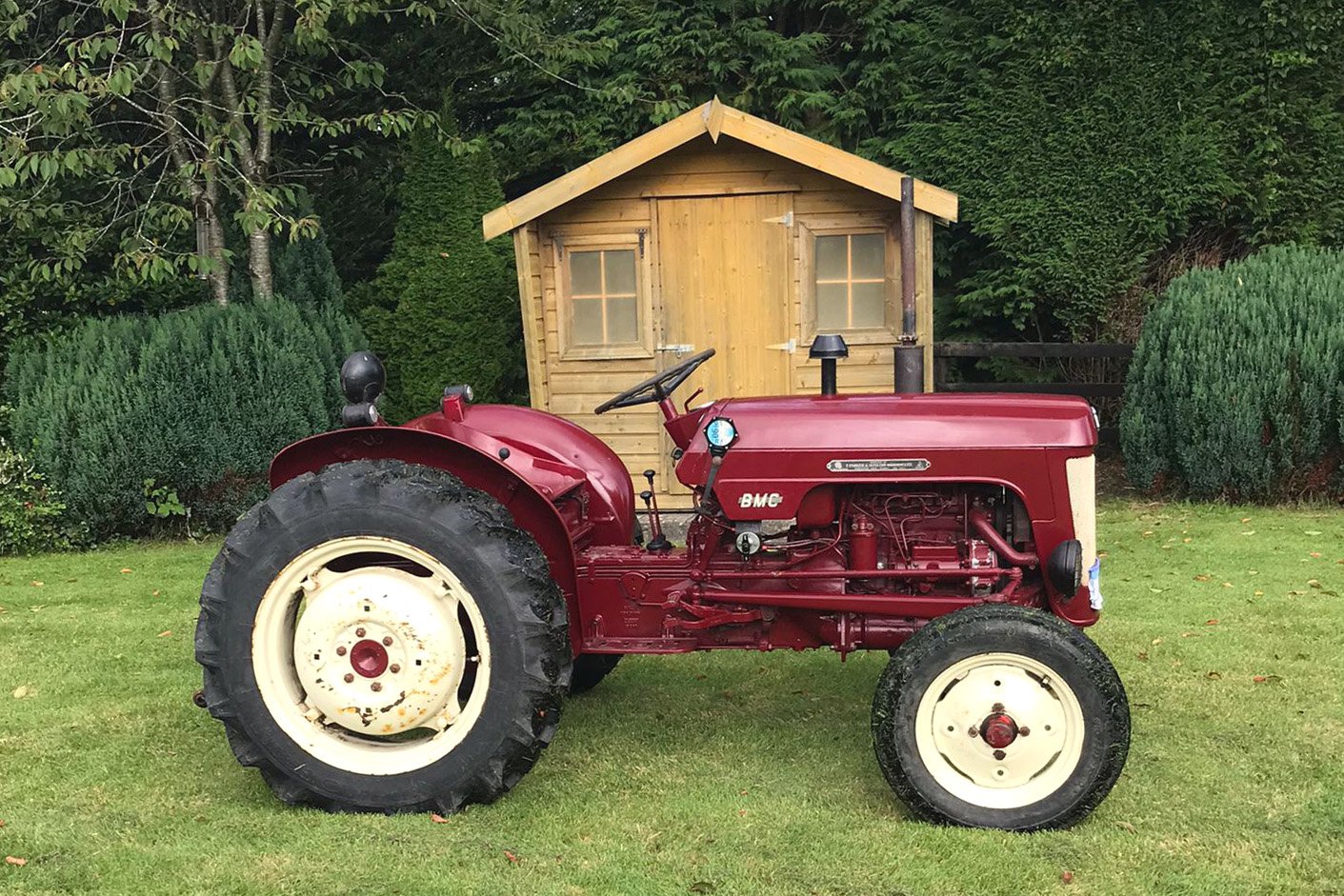 The BMC diesel Mini Tractor offered 15hp from its modified A series engine, which also powered the better known Mini car in petrol form
