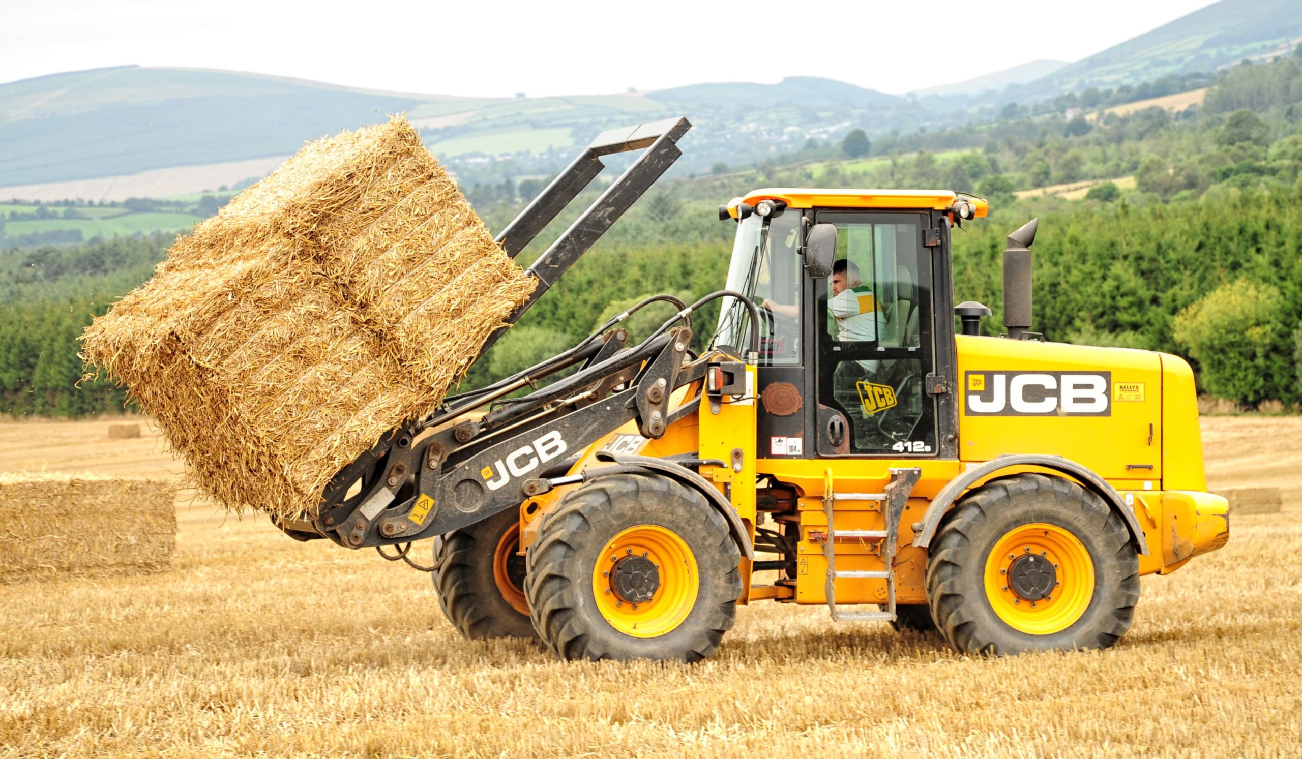 For this field the bale density was set to produce a bale of 330kg