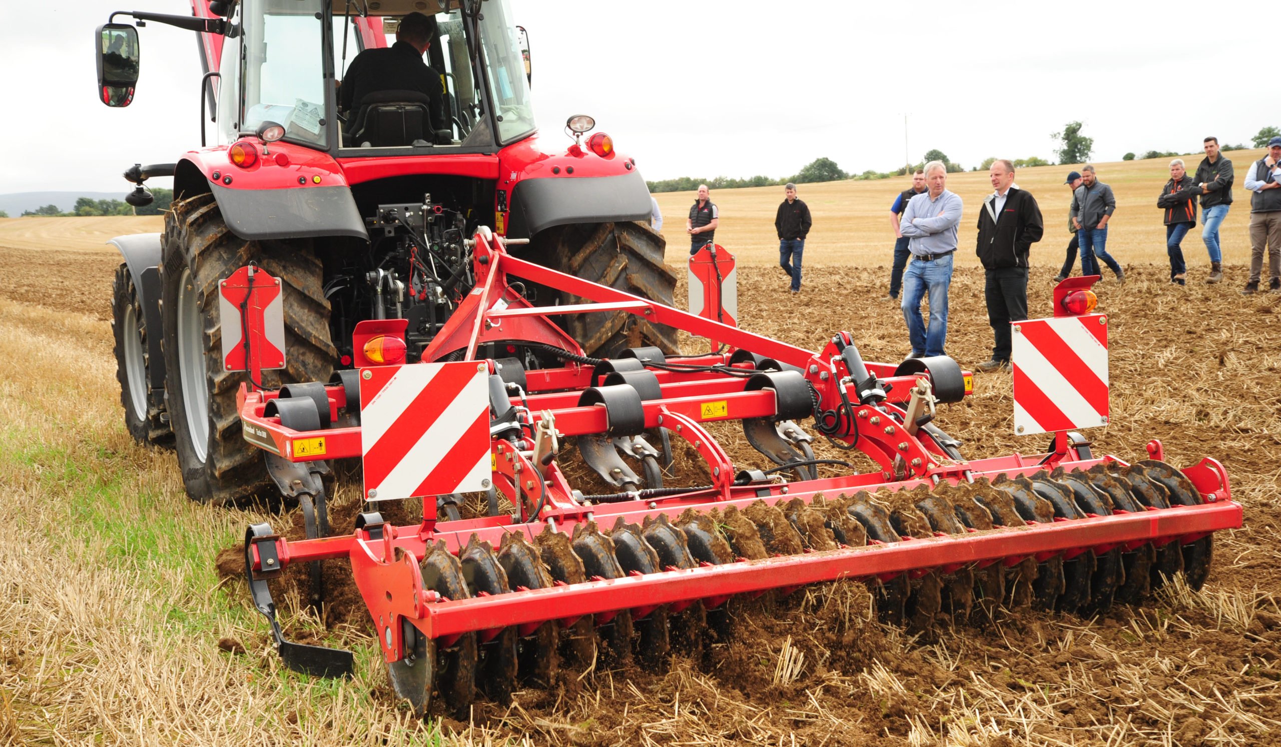 The Turbo 3000 cultivator disrupts the plant residue and encourages the chitting of weed seed