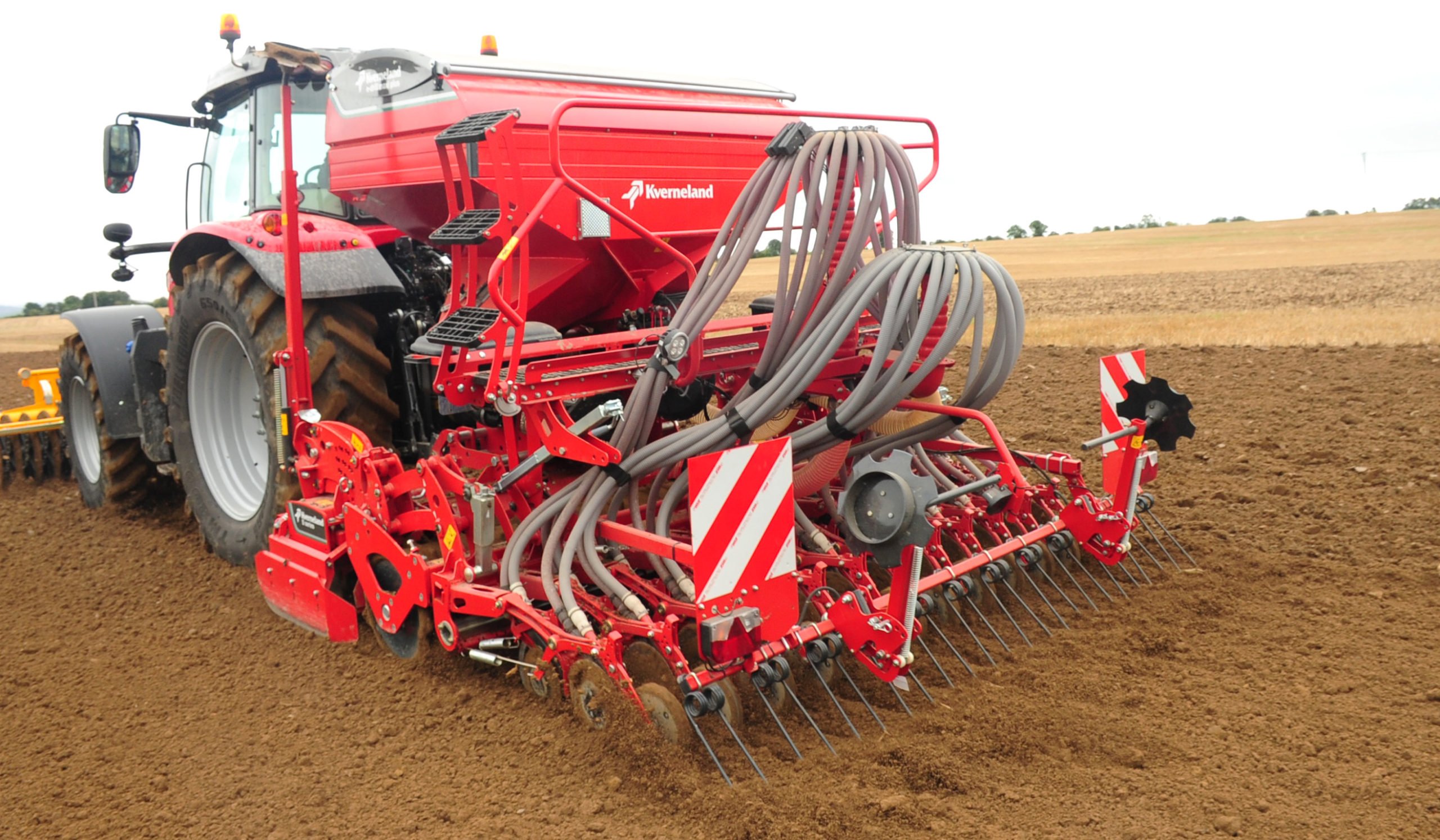 The e-drill Plus mounted drill left a fine tilth for seed establishment