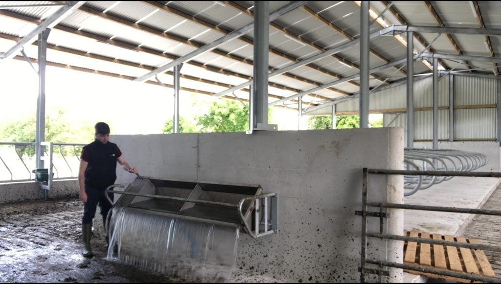 Troughs should be emptied and cleaned out