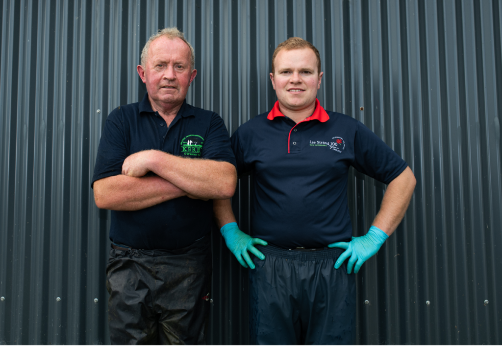 Tom Paul Keane and father, John