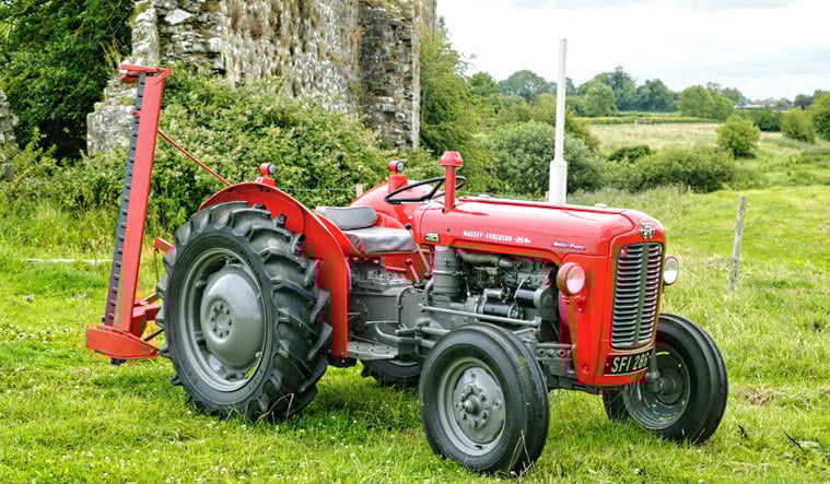 The highly popular 'Massey 35' used a three cylinder Perkins engine