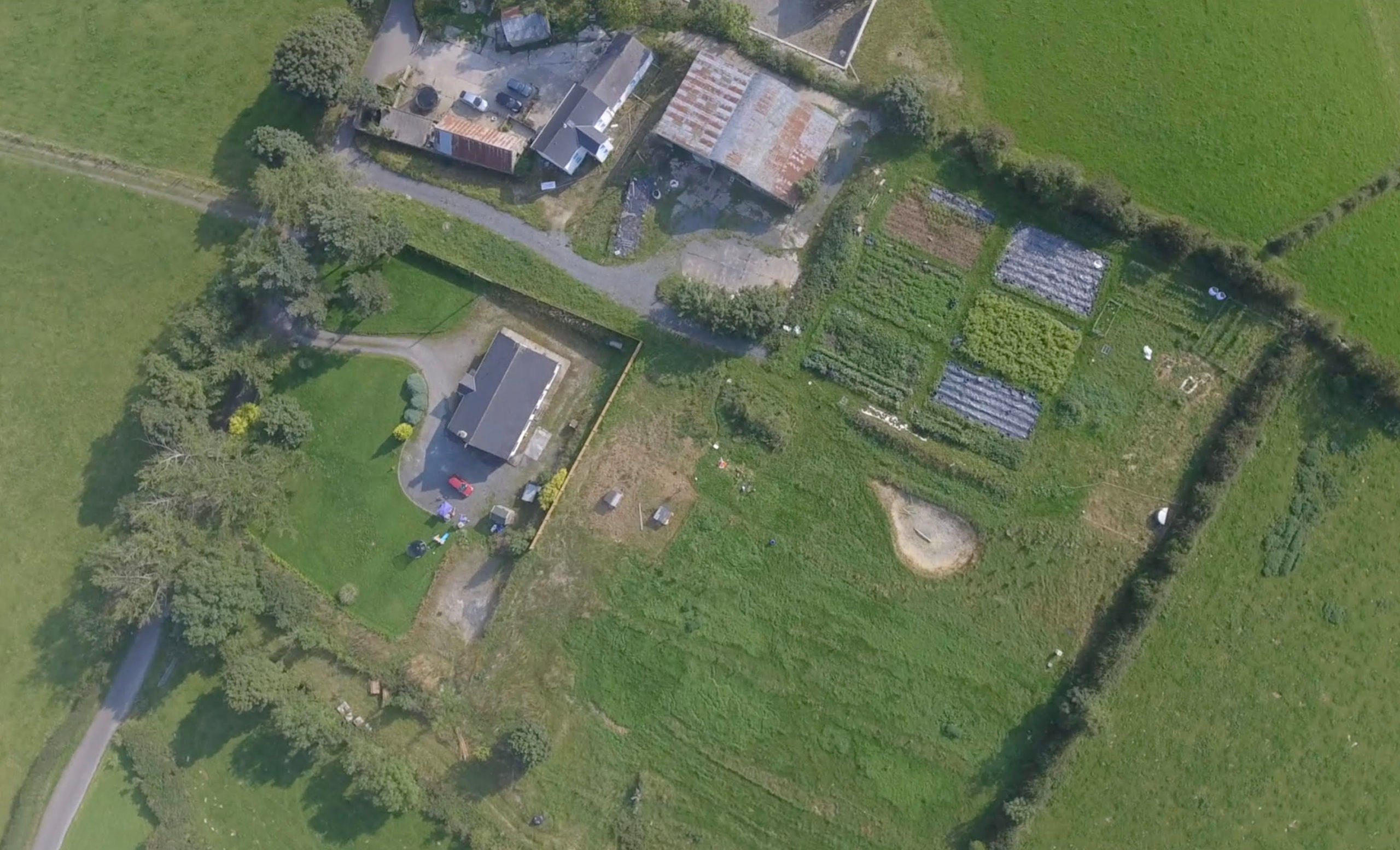 Síolta Chroí incorporates a market garden, a food forest system and space for animals
