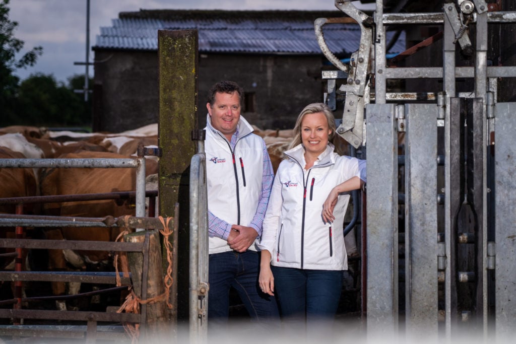 Diarmaíd Mac Colgáin and Jacqueline Fitzgerald of Concept Dairy