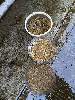 Manure sieve is a must