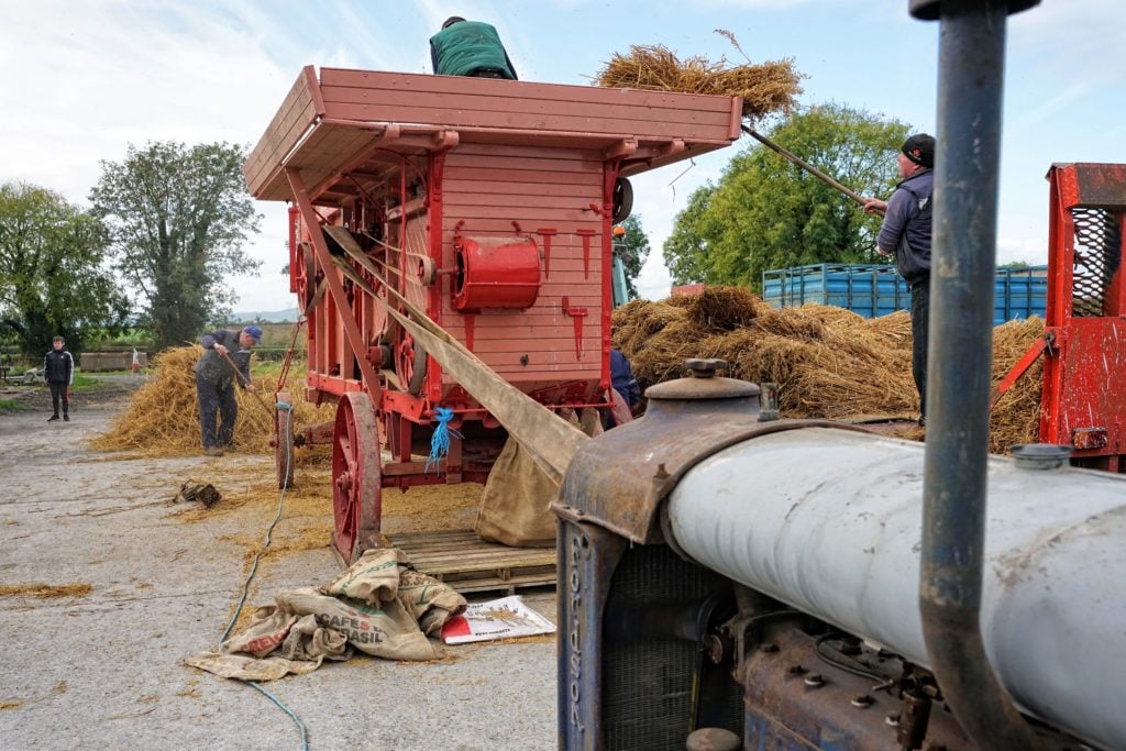 The Fordson's radiator required regular topping up during the afternoon, but that was considered usual for the tractor
