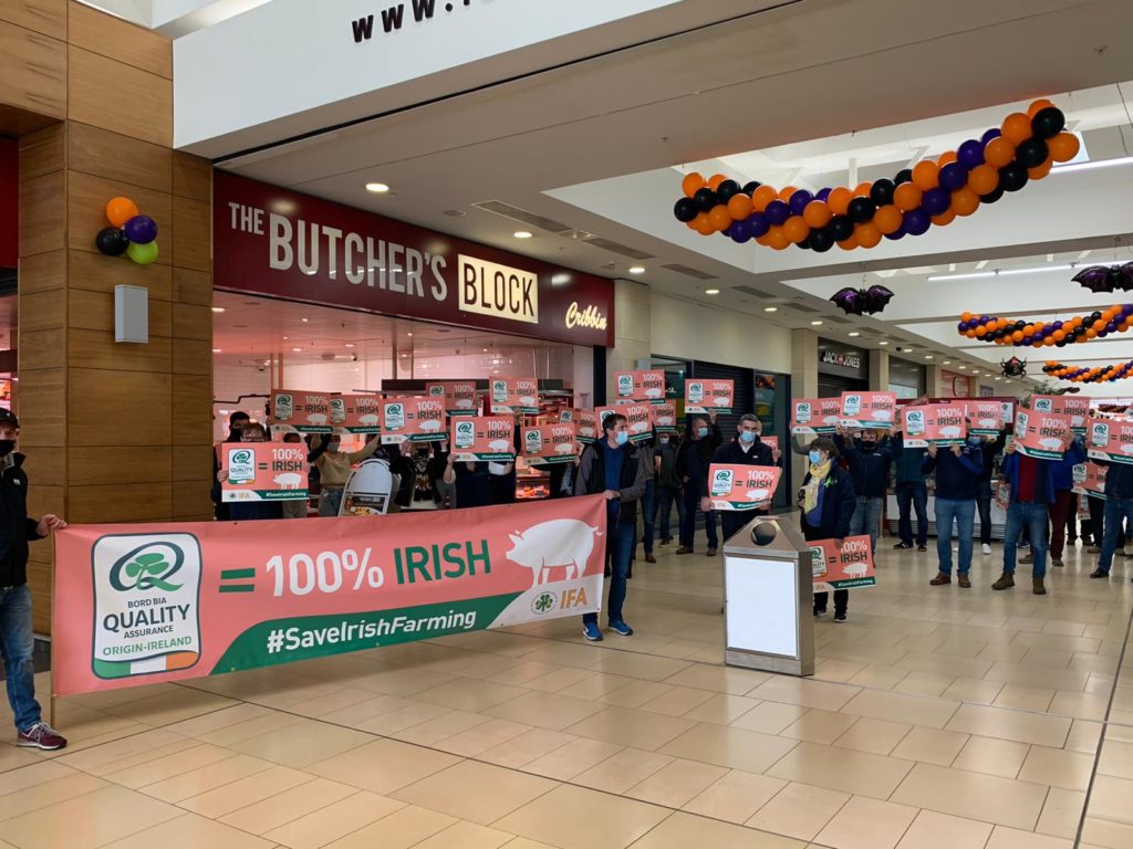 IFA demonstration in Portlaoise today Image: IFA