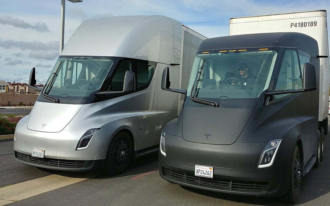 Production of the Tesla semi with its 11 tonne battery pack has slipped back to 2023