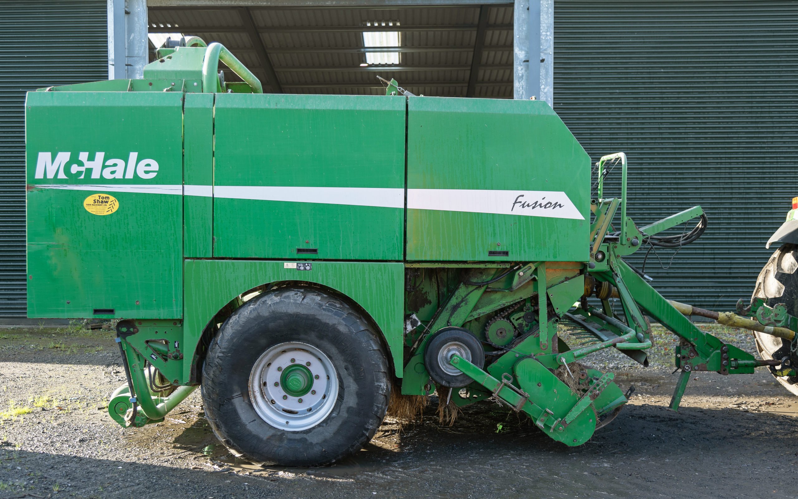 From 2006, this McHale fusion is slightly fire damaged but they are easily repairable with parts for all models being readily available. A handy winter project perhaps!