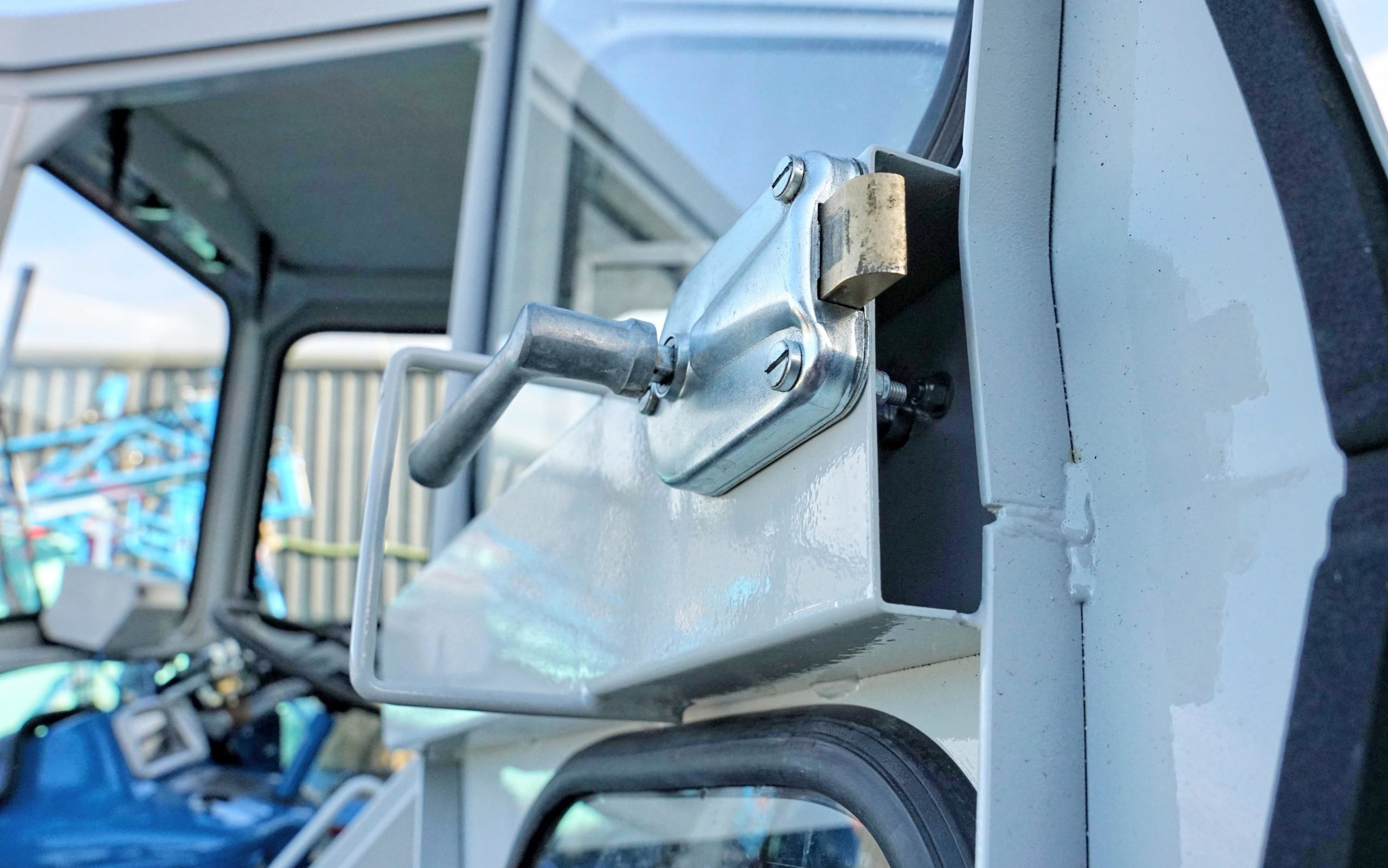 The finish of such small items as this door catch exemplifies the attention to detail