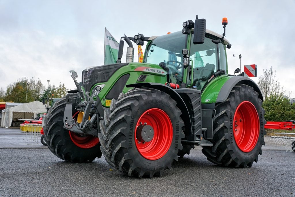 There was little fear of not noticing the main tractor brand of Atkins at its Birr branch open day