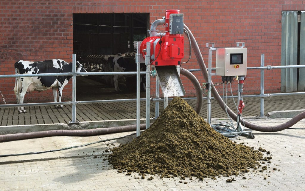 The solid digestate from XSplit press screw separator can contain as much as 40% dry matter