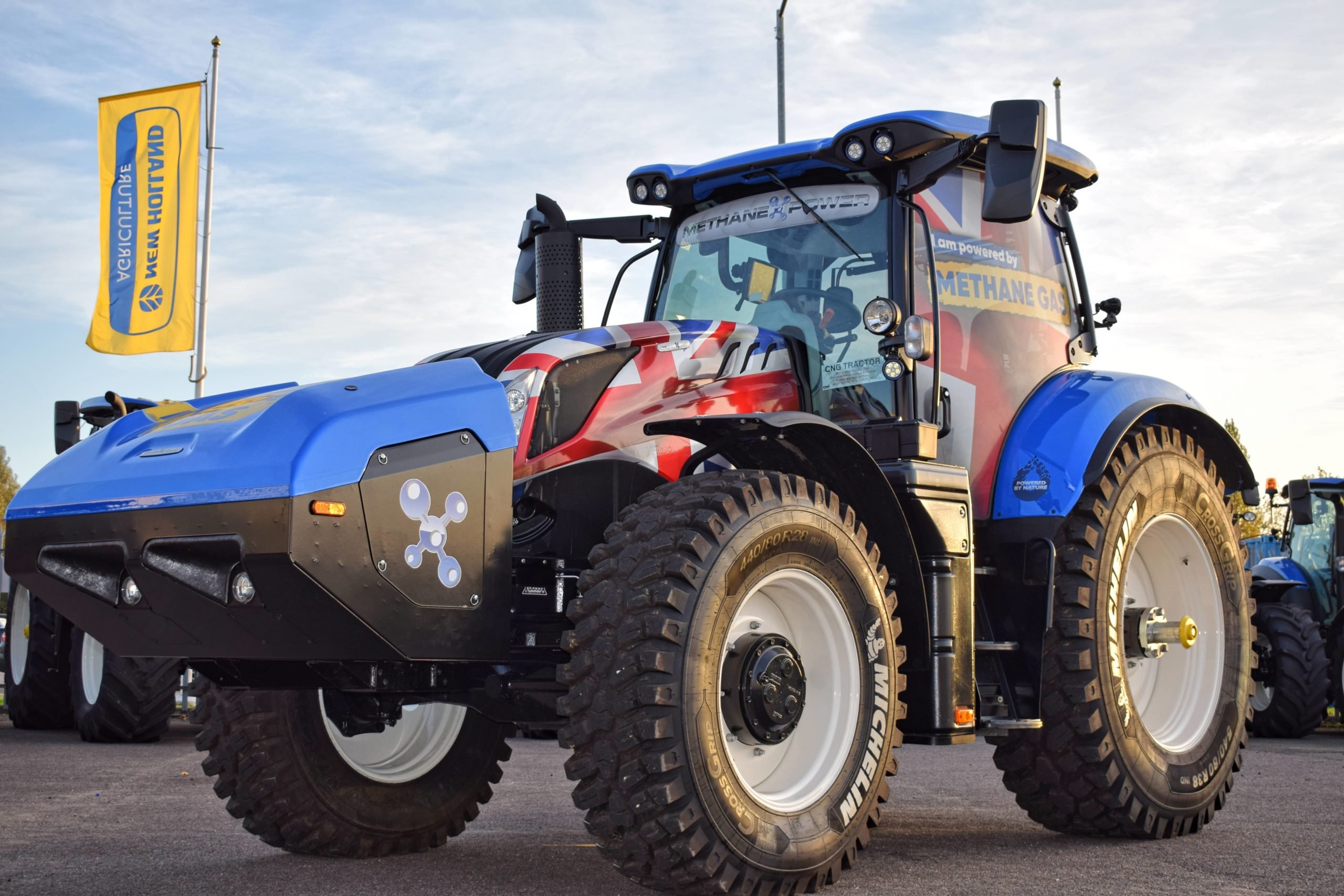 The methane powered T6 at its launch in Basildon